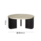 New Hotel Nordic Entryway Tea Table Coffee Tables Modern Designer round Marble Coffee Table for Living Room Furniture Home