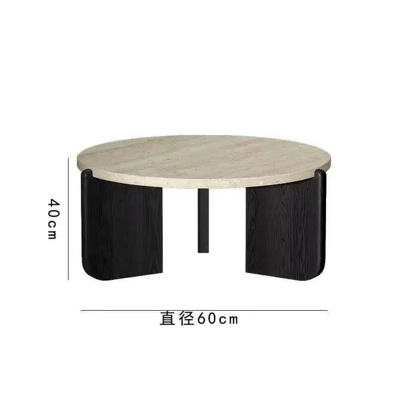 New Hotel Nordic Entryway Tea Table Coffee Tables Modern Designer round Marble Coffee Table for Living Room Furniture Home