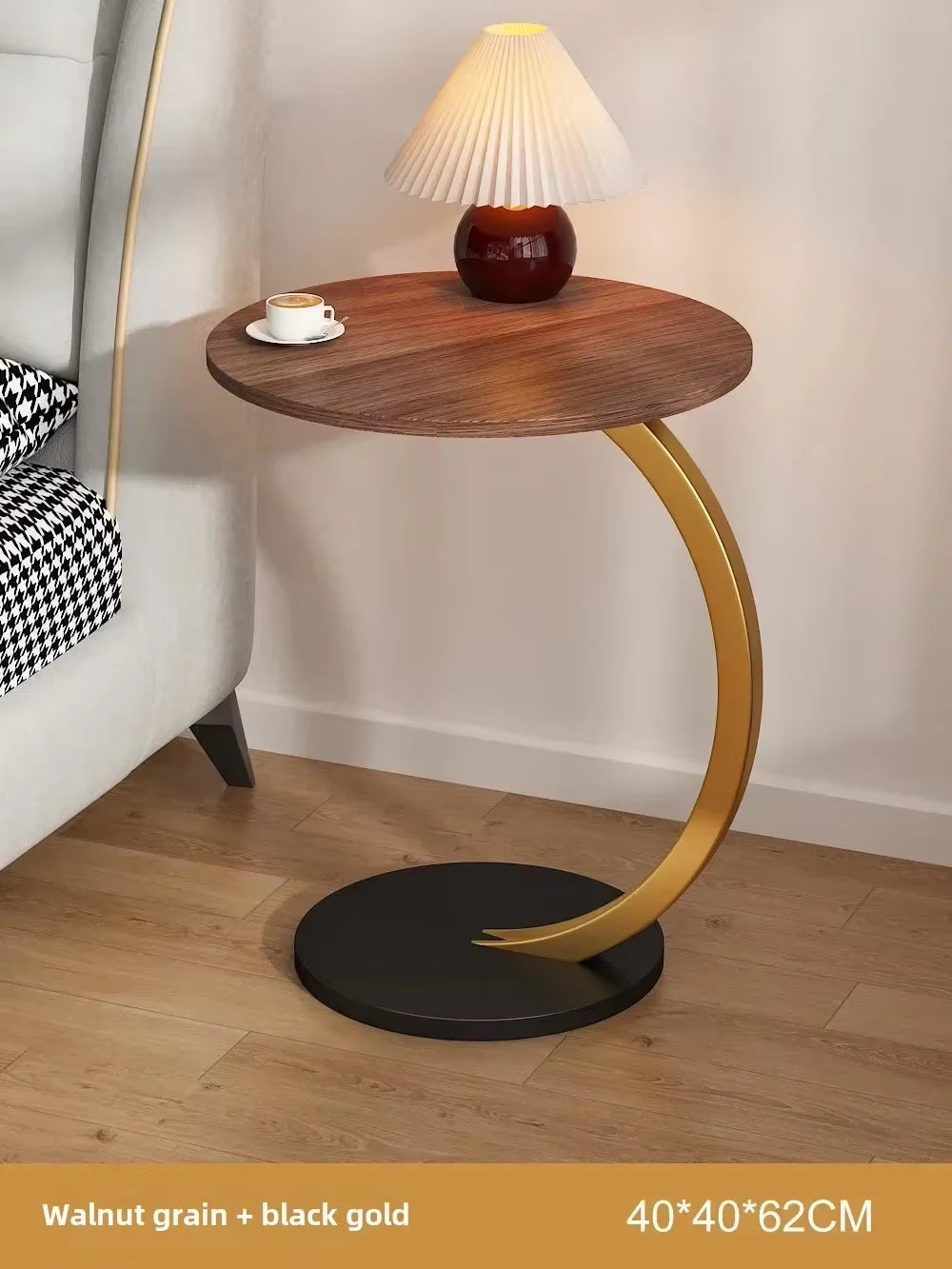 Designer Luxury Coffee Tables Gold Breakfast Minimalist round Side Table Lounge Space Saving Mesa Auxiliar Living Room Furniture