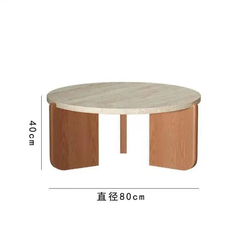 New Hotel Nordic Entryway Tea Table Coffee Tables Modern Designer round Marble Coffee Table for Living Room Furniture Home