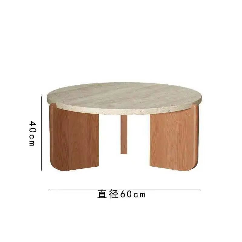 New Hotel Nordic Entryway Tea Table Coffee Tables Modern Designer round Marble Coffee Table for Living Room Furniture Home