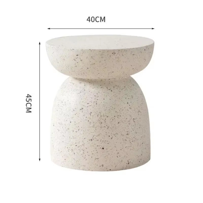 Creative Side Table Small Cream Wind Sofa Table Art Coffee Stand for Living Room Modern Balcony Storage Table