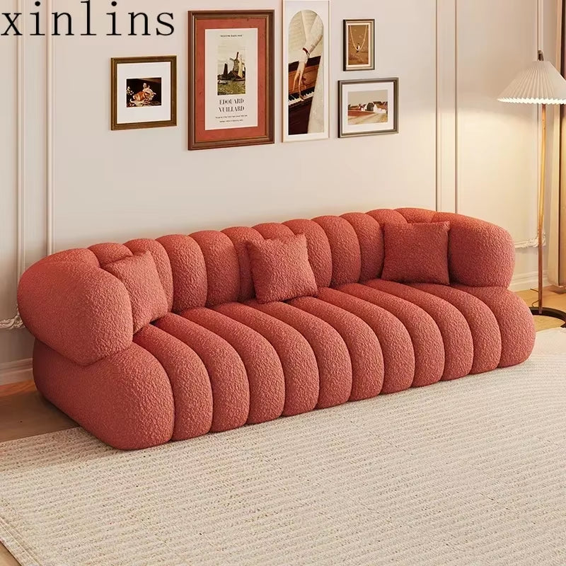 Modern Nordic Living Room Sofas Salon Floor Lounge Italian Relaxing Lazy Sofa Designer Woonkamer Banken Interior Decoration