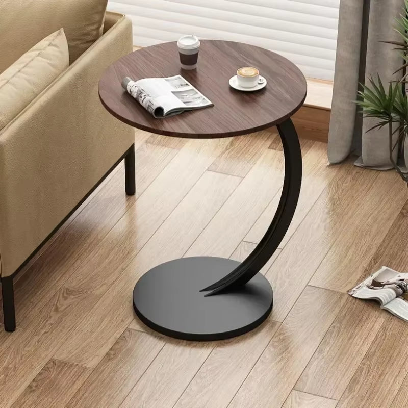 Designer Luxury Coffee Tables Gold Breakfast Minimalist round Side Table Lounge Space Saving Mesa Auxiliar Living Room Furniture
