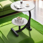 Designer Luxury Coffee Tables Gold Breakfast Minimalist round Side Table Lounge Space Saving Mesa Auxiliar Living Room Furniture