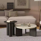 New Hotel Nordic Entryway Tea Table Coffee Tables Modern Designer round Marble Coffee Table for Living Room Furniture Home