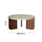 New Hotel Nordic Entryway Tea Table Coffee Tables Modern Designer round Marble Coffee Table for Living Room Furniture Home