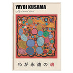 Abstract Yayoi Kusama Pumpkin Canvas Painting Japanese Artist Poster Prints Wall Art Pictures Living Room Home Decor Cuadros