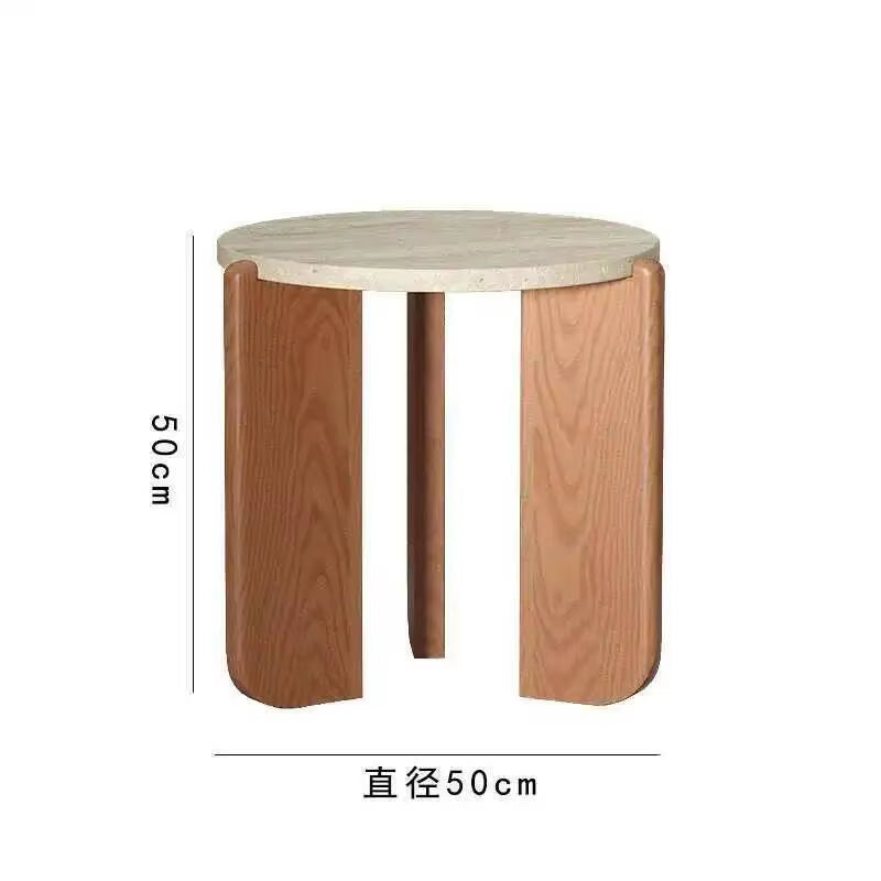 New Hotel Nordic Entryway Tea Table Coffee Tables Modern Designer round Marble Coffee Table for Living Room Furniture Home
