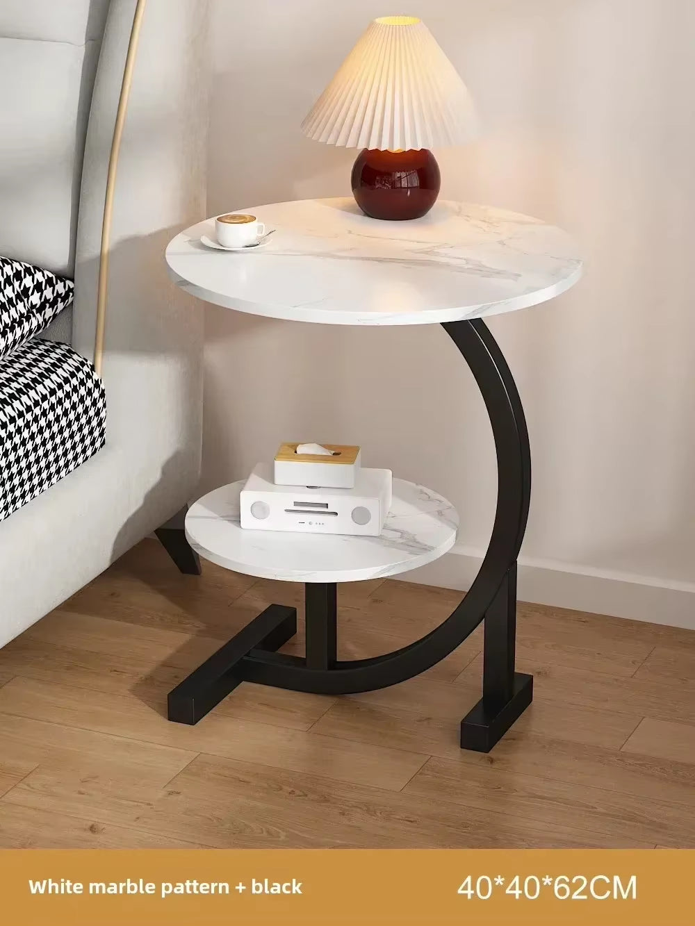 Designer Luxury Coffee Tables Gold Breakfast Minimalist round Side Table Lounge Space Saving Mesa Auxiliar Living Room Furniture