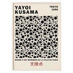 Abstract Yayoi Kusama Pumpkin Canvas Painting Japanese Artist Poster Prints Wall Art Pictures Living Room Home Decor Cuadros