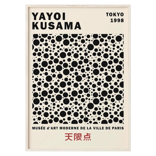 Abstract Yayoi Kusama Pumpkin Canvas Painting Japanese Artist Poster Prints Wall Art Pictures Living Room Home Decor Cuadros