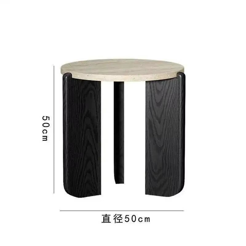 New Hotel Nordic Entryway Tea Table Coffee Tables Modern Designer round Marble Coffee Table for Living Room Furniture Home