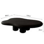 MOMO Nordic Cloud Tea Table Simple Modern Small Household Living Room Shaped Table Cream Wabi-Sabi Tea Table 100/120Cm