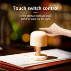 Rechargeable Mushroom Night Light Led Sunset Table Lamp USB Minimalist Desk Bedroom Bar Room Decoration Atmosphere Mood Light