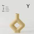 INS Ceramic Art Vase, Modern Simple Home Living Room Flower Arrangement, Advanced Sense Decorative Device, New