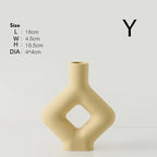 INS Ceramic Art Vase, Modern Simple Home Living Room Flower Arrangement, Advanced Sense Decorative Device, New