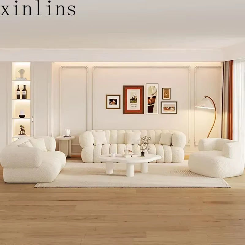 Modern Nordic Living Room Sofas Salon Floor Lounge Italian Relaxing Lazy Sofa Designer Woonkamer Banken Interior Decoration
