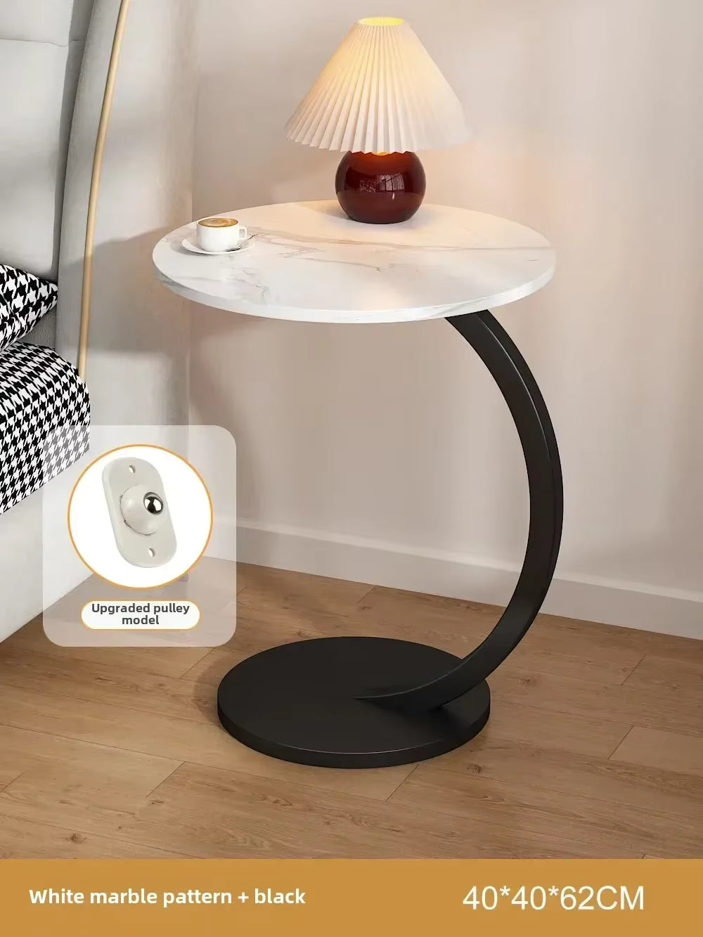 Designer Luxury Coffee Tables Gold Breakfast Minimalist round Side Table Lounge Space Saving Mesa Auxiliar Living Room Furniture