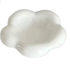 Nordic Flavor Ceramic Small Dish, Cute Small Dish with Heart Shaped Flowers for Home Use Snack Dip Seasoning Small Dish