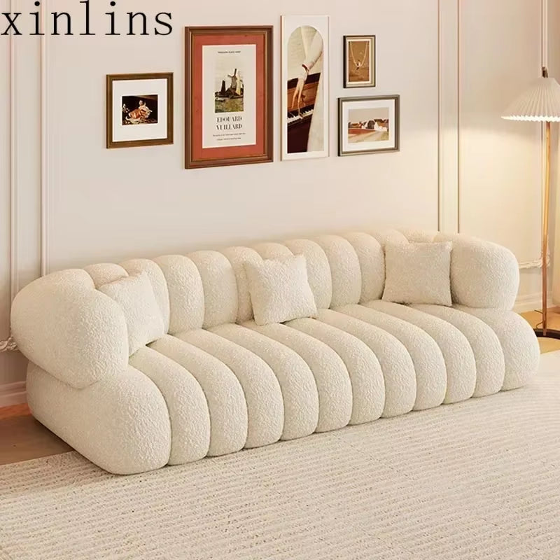 Modern Nordic Living Room Sofas Salon Floor Lounge Italian Relaxing Lazy Sofa Designer Woonkamer Banken Interior Decoration