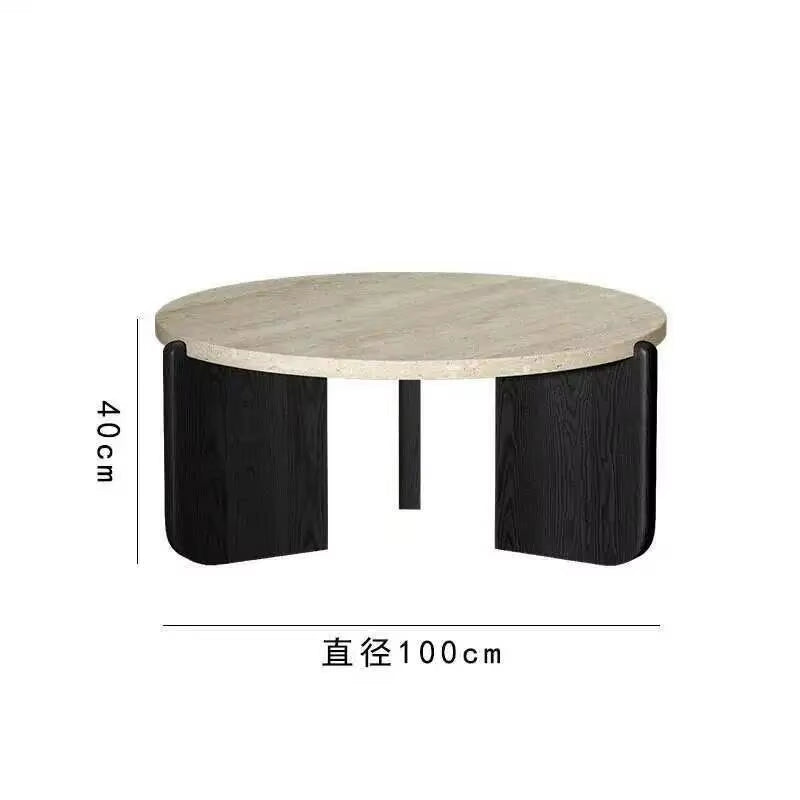 New Hotel Nordic Entryway Tea Table Coffee Tables Modern Designer round Marble Coffee Table for Living Room Furniture Home