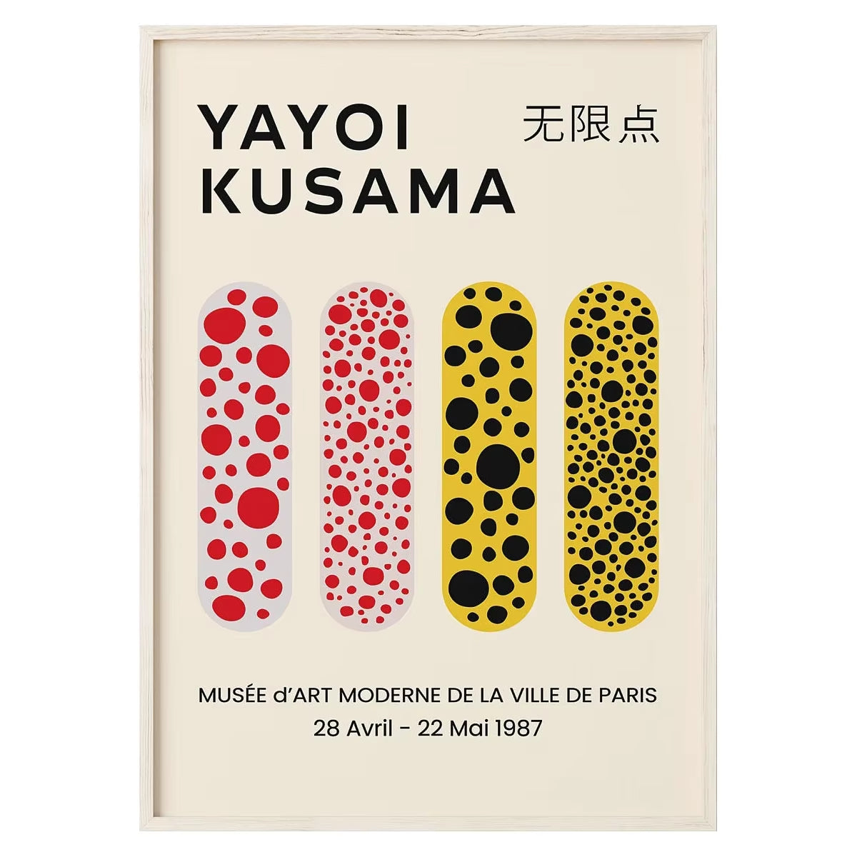 Abstract Yayoi Kusama Pumpkin Canvas Painting Japanese Artist Poster Prints Wall Art Pictures Living Room Home Decor Cuadros
