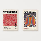 Abstract Yayoi Kusama Pumpkin Canvas Painting Japanese Artist Poster Prints Wall Art Pictures Living Room Home Decor Cuadros