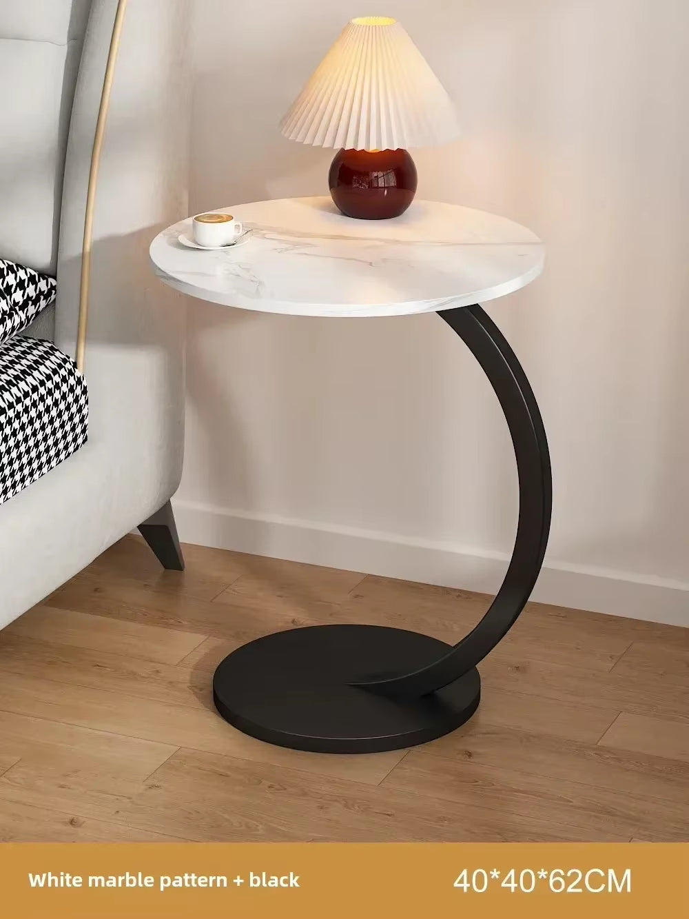 Designer Luxury Coffee Tables Gold Breakfast Minimalist round Side Table Lounge Space Saving Mesa Auxiliar Living Room Furniture