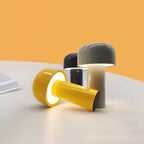 Italian Mushroom Table Lamp Portable Wireless Touch Rechargeable Night Lamp USB Desk Lamp Desktop Decoration Bedroom Night Light