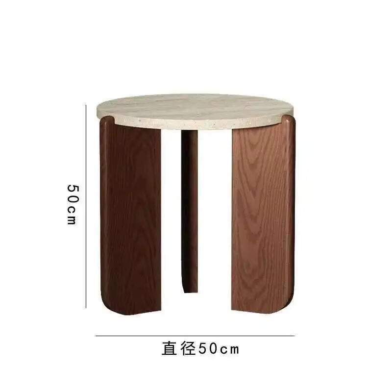 New Hotel Nordic Entryway Tea Table Coffee Tables Modern Designer round Marble Coffee Table for Living Room Furniture Home