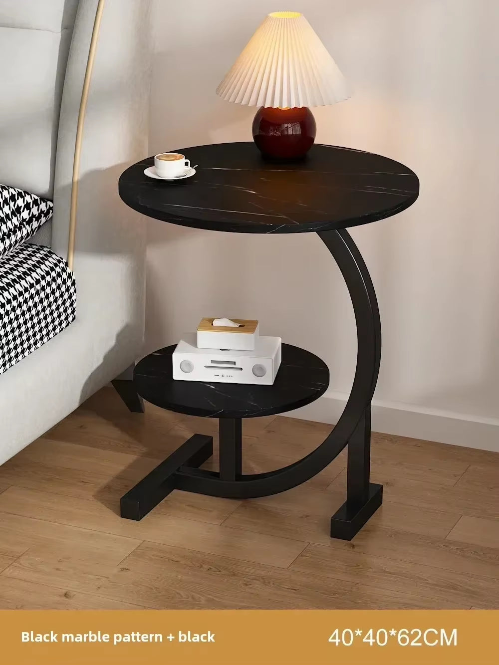 Designer Luxury Coffee Tables Gold Breakfast Minimalist round Side Table Lounge Space Saving Mesa Auxiliar Living Room Furniture